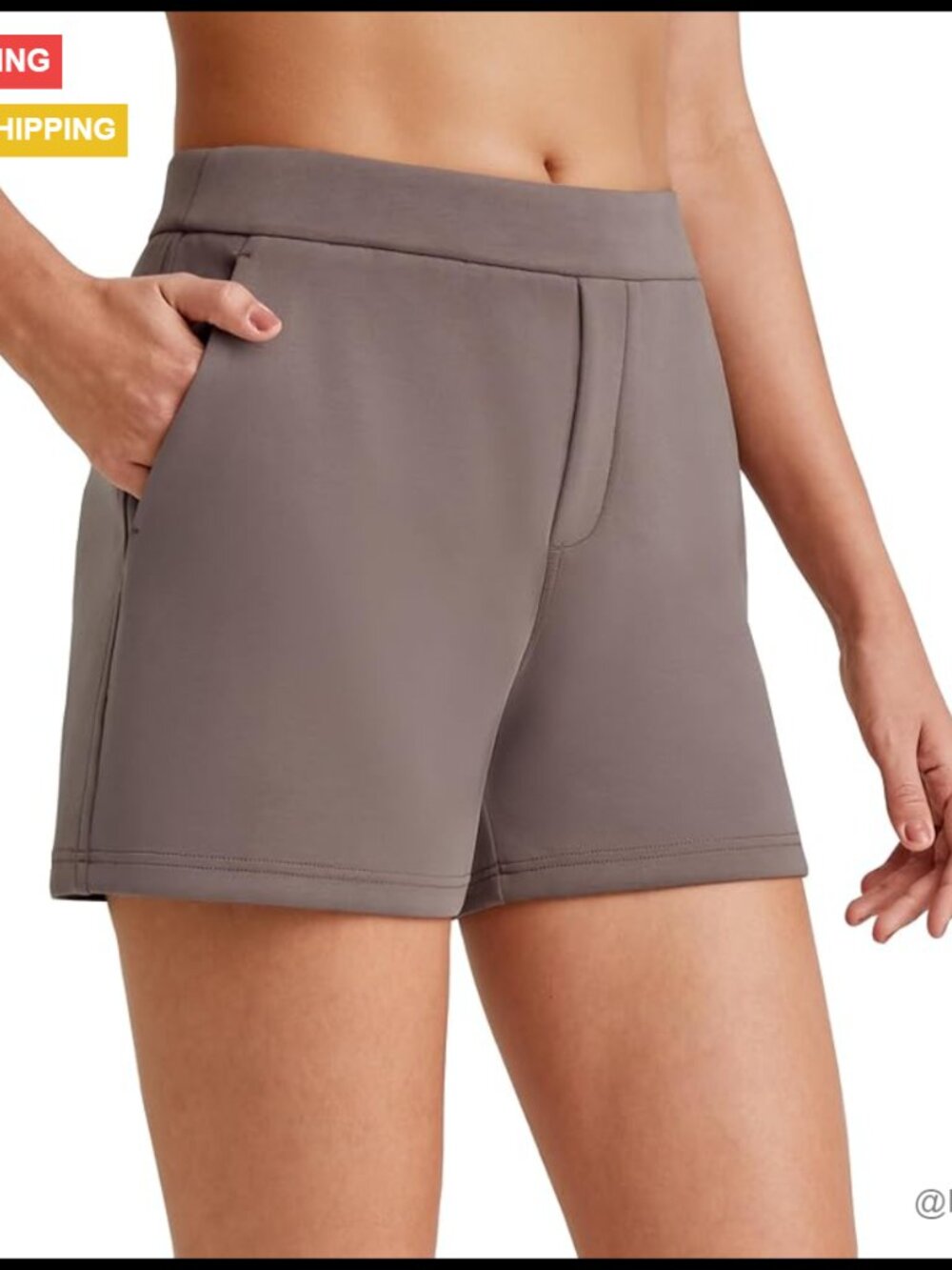 Modal Soft Casual Shorts High Waisted Lounge Sweat Shorts With Pockets